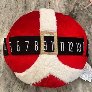 Wondershop Red and White Santa Belt Pillow